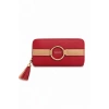 Kırmızı Renk Deri Kadın Cüzdan