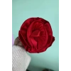 Kırmızı Renk Gül Detaylı Mandal Toka