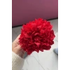 Kırmızı Renk Kasımpatı Çiçeği Detaylı Mandal Toka