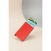 Kırmızı Renk Metal Kartlık