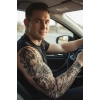 Kız Sonradan Kararan Yarı Kalıcı Geçici Kol Dövme Tattoo