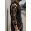 Kızılderili Kız ve Kurt Geçici Dövme Tattoo