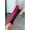 Koyu Pembe Renk Kalp Detaylı Kadın Cüzdan