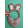 Koyu Pembe Renk Peluş Kulaklık