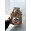 Krem Renk Canavar Figürlü Peluş Sıcak Su Torbası
