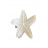 Krem Renk Deniz Yıldız Figürlü Kemik Mandal Toka