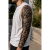 Kum Saati Figürlü Sonradan Kararan Yarı Kalıcı Geçici Kol Dövme Tattoo