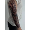 Kurt Saat Dövme Geçici Tattoo