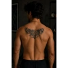 Kurukafa Figürlü Sonradan Kararan Yarı Kalıcı Geçici Dövme Tattoo