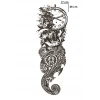 Kurukafa Kol Dövme Geçici Tattoo