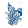 Kuş Figürlü 12 Saat Sonra Kararan Geçici Dövme Tattoo