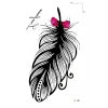 Kuş Tüyü Mini Geçici Dövme Tattoo