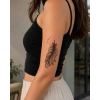 Kuş Tüyü Mini Geçici Dövme Tattoo