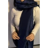 Lacivert Renk Tafta Şal