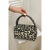 Leopar Desenli Makyaj Çantası