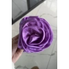 Lila Renk Gül Detaylı Mandal Toka