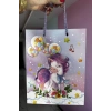 Lila Renk Unicorn Figürlü 3D Görünümlü Karton Çanta