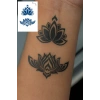 Lotus Figürlü 12 Saat Sonra Kararan Geçici Dövme Tattoo