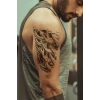 Makina Dövme Büyük Geçici Tattoo
