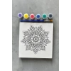 Mandala  Desenli Boyama Seti