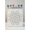 Mandala  Desenli Boyama Seti