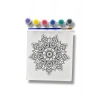 Mandala  Desenli Boyama Seti