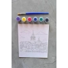 Manzara Desenli Boyama Seti