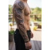 Maori Figürlü 12 Saat Sonra Kararan Geçici Kol Dövme Tattoo