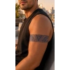 Maori Şerit Sonradan Kararan Yarı Kalıcı Geçici Dövme Tattoo