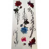 Mavi Gül Geçici Dövme Tattoo