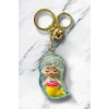 Mavi Renk Deniz Kızı Figürlü Anahtarlık