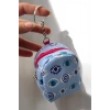 Mavi Renk Göz Figürlü Anahtarlık Cüzdan