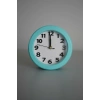 Mavi Renk Mini Dekoratif Alarmlı Yuvarlak Masa Saati