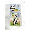 Mavi Renk Panda Figürlü Yapışkanlı Not Kağıdı
