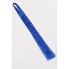 Mavi Renk Simli Yan Postiş Hair Tinsel Shiny Hair (50 Cm)