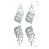 Melek Kanadı Mini Geçici Dövme Tattoo