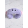 Mor Renk Ayıcık Figürlü Peluş Kulaklık