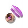 Mor Renk Ayna Detaylı Kendini Temizleyen Kutulu Saç Fırçası