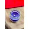 Mor Renk Bardakta Kokulu Dekoratif Mum