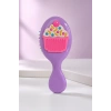 Mor  Renk Cupcake Figürlü Çocuk Saç Tarama Fırçası/Tarak