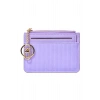 Mor Renk Deri Kadın Cüzdan/Kartlık
