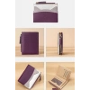 Mor Renk Kadın Deri Cüzdan/Kartlık