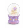 Mor Renk Unicorn Figürlü Işıklı Mini Küre