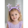 Mor Renk Yıldız Figürlü Çocuk Taç