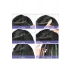 Mor Renk Simli Yan Postiş Hair Tinsel Shiny Hair (50 Cm)