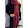 Mürdüm Renk Tafta Şal