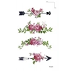 Ok ve Gül Mini Geçici Dövme Tattoo
