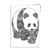 Panda Büyük Dövme Geçici Tattoo