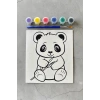 Panda Desenli Boyama Seti