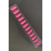 Pembe Renk 12li Takma Takma Tırnak (Yapıştırıcılı)